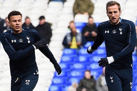 ‘ĐT Anh nên sử dụng Kane và Alli tại Euro 2016’